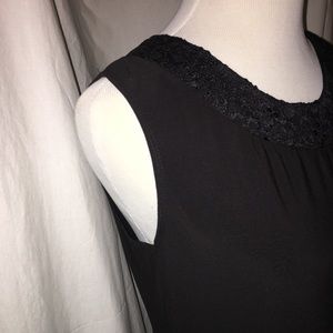 LBD simple flattering neckline with bit of bling
